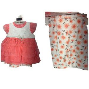 DDG Darlings 18 months Pink Floral 2 Piece shorts Set‎